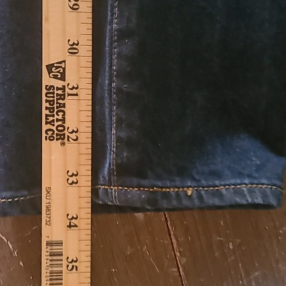 Levi's 501 CT Customized Tapered Dark Wash Jeans Mens 36x34 Button Fly